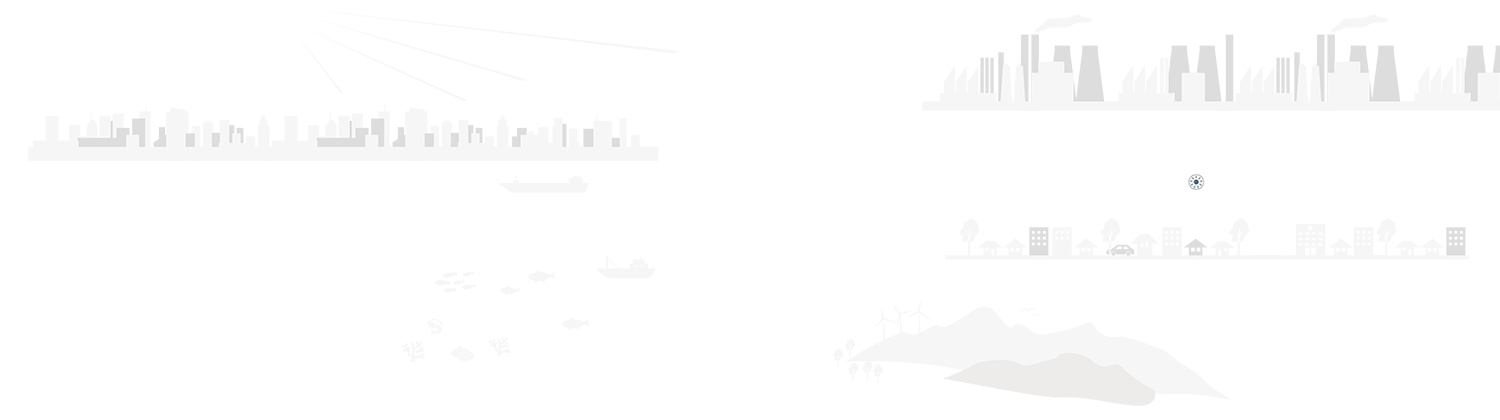 氷山(海面より上部分)のイラスト